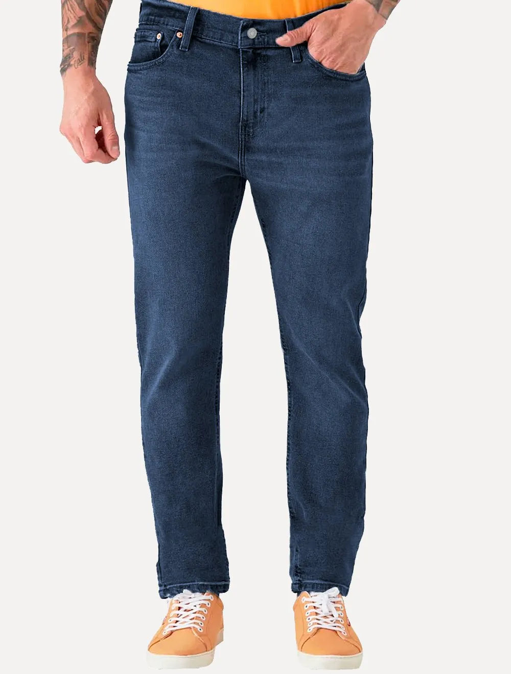 Calça Levis Jeans Masculina 510 Skinny Stretch Faded Blue Azul