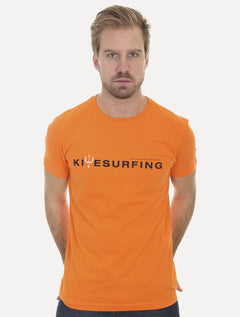 Camiseta Osklen Masculina Slim Vintage Kitesurng Laranja
