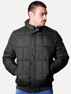 Jaqueta Victory Eagle Masculina Puffer Buttons Preta
