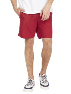 Short Aeropostale Masculino D'Água Swimwear Dark Logo Vermelha
