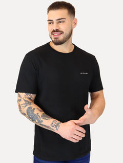 Camiseta Von der Volke Masculina Origineel Assinatura Duo Preta