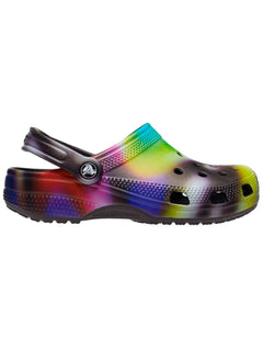 Sandália Crocs Masculina Classic Solarized Clog Preta/Multicolor
