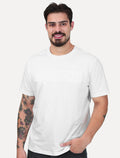 Camiseta Calvin Klein | Masculina Flame Front Logo Branca