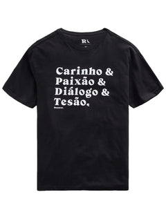 Camiseta Reserva Masculina Regular Carinho Preta