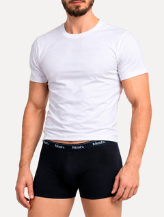 Cueca Mash Boxer Cotton Basic Azul Marinho e Escuro Pack 2UN