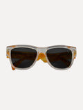 Óculos de Sol Reserva Masculino Square Yellow Large Arms Transparente