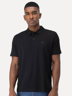 Polo John John Masculina Light Transfer Preta