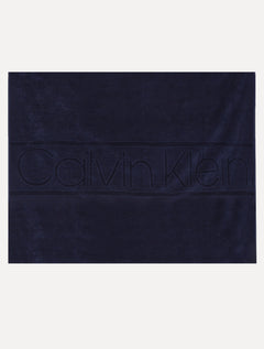 Toalha Calvin Klein Unicolor Azul Marinho