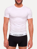 Cuecas Calvin Klein Low Rise Trunk Light Print Preta/ Branca/ Mescla Pack 3UN