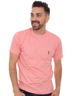 Camiseta Aleatory Masculina Heather Coral