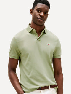 Polo Tommy Hilfiger Masculina Regular Piquet 1985 Verde Médio