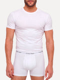 Cueca Calvin Klein Underwear Trunk Modal Logo Branca 1UN
