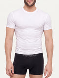 Cueca Calvin Klein Low Rise Trunk Sem Costura Preta Pack 3UN