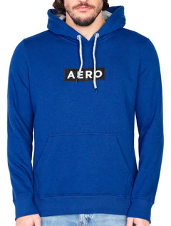 Moletom Aeropostale Masculino Hoodie Aero Block Azul Escuro