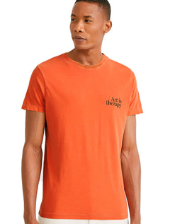 Camiseta Foxton Masculina Art Is Therapy Terracota Laranja