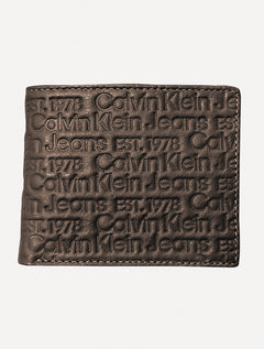 Carteira Calvin Klein Jeans Masculino Couro CKJ Est 1978 Full Marrom