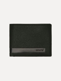 Carteira Levis Masculina Id Bifold Preta