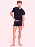 Cueca Calvin Klein Trunk Modal Prata Preta  C10.03 PT02 1UN