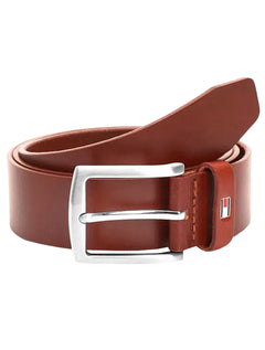 Cinto Tommy Hilfiger Masculino New Denton 3.5 Belt Marrom