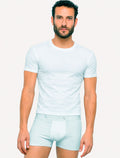 Cueca Reserva Masculina Boxer Grey Woodpecker Cotton Branca Pack 3UN
