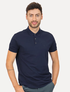 Polo Ellus Masculina Piquet Classic Easa Marinho