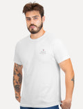 Camiseta Tommy Hilfiger | Masculina Stack Brand Love Branca