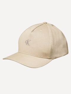 Boné Calvin Klein Jeans 5 Gomos Rubber CK Cáqui Claro