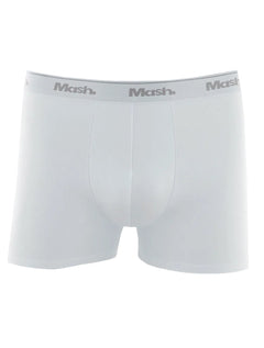 Cueca Mash Boxer Cotton Basic Branca
