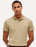 Polo Tommy Hilfiger Masculina Malha Liquid Cotton Seasonal Caqui