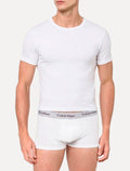 Cuecas Calvin Klein Low Rise Trunk Print Preta/ Branca/ Mescla Pack 3UN
