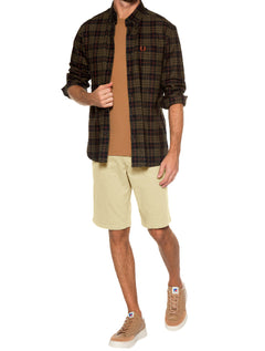 Bermuda VR Masculina Chino Vic Max Parachute Cáqui