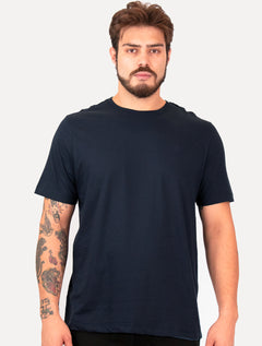 Camiseta Individual Masculina Comfort Icon Azul Marinho
