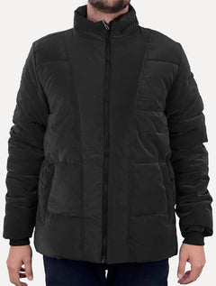 Jaqueta Victory Eagle Masculina Suede Puffer Chumbo