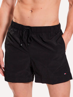 Short Tommy Hilfiger Medium Drawstring Embroidered Logo Preto