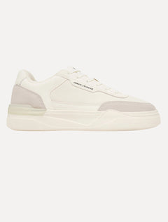 Tênis Armani Exchange Masculino Sneakers Low Pipe Off-White