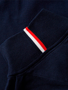 Suéter Tommy Hilfiger Masculino 1985 Zip Through Azul Marinho