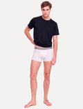 Cueca Calvin Klein Masculina Low Rise C11.02 BR00 Trunk Branca Pack 2UN