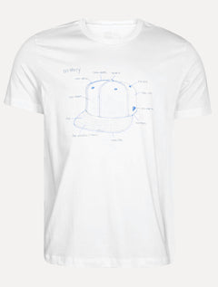 Camiseta New Era Masculina All Building Cap Branca