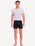 Cuecas Aramis Boxer Sem Costuras Preta/ Branca Pack 3UN