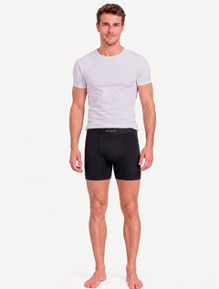 Cuecas Aramis Boxer Sem Costuras Preta/ Branca Pack 3UN