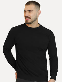 Moletom Dixen Masculino Crewneck Liso Preto