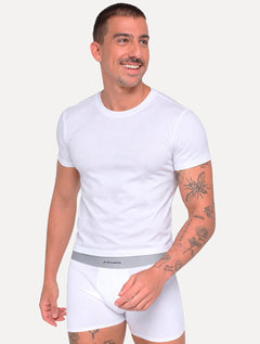 Cuecas Aramis Boxer Cotton Branca Pack 3UN