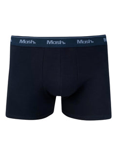 Cueca Mash Boxer Cotton Basic Azul Marinho