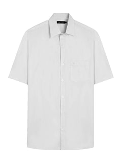 Camisa VR Masculina Casual Manga Curta Pocket Silicon Oil Branca