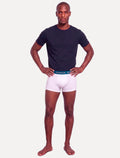 Cueca Calvin Klein Low Rise Trunk Classic Colors Preta e Branca C11.07 ST00 Pack 4UN