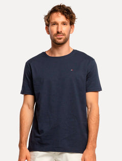 Camiseta Tommy Hilfiger | Masculina Essential Cotton Azul Marinho