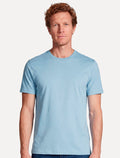 Camiseta Aramis Masculina Basic Lisa Azul Pastel