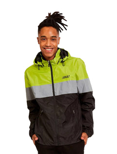 Jaqueta Aeropostale Masculina Corta-Vento A87 Original Brand Verde Limão/ Preta