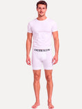 Cueca Calvin Klein Long Boxer Intense Power Seamless Eco Branca