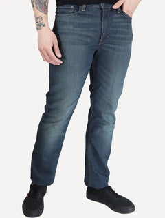 Calça Levis Jeans Masculina 514 Straight Stretch Midnight Greenish Médio